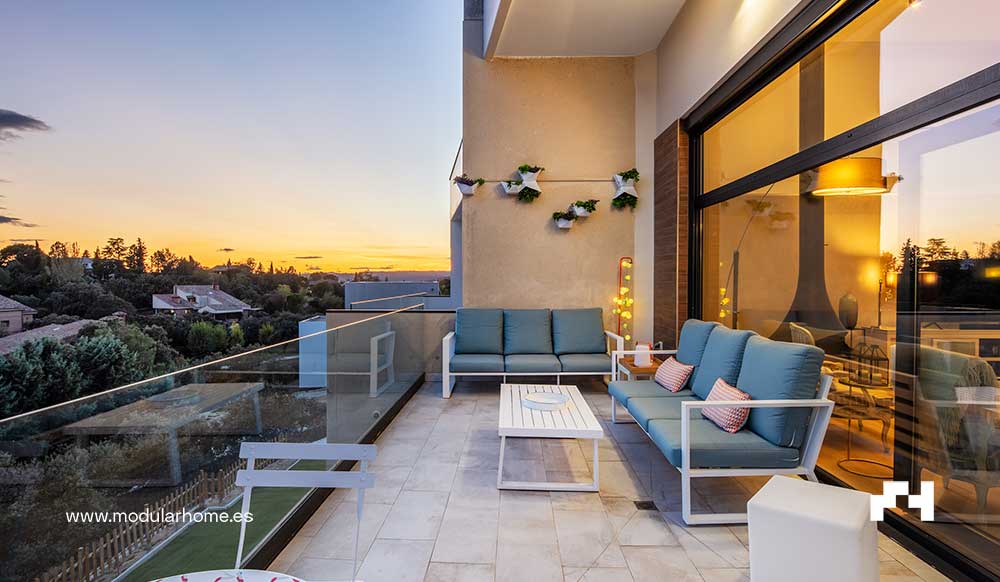 casa prefabricada de lujo